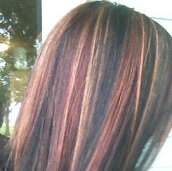 🆕️ Fun Warm Color Blends 💜❤ Real Human Hair Extensions - Picture 3 of 8